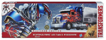 Transformers Age of Extinction Optimus Prime with trailer and red Sideswipe