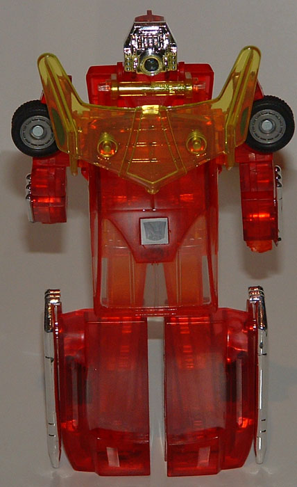 RARE Transformers Classics Rodimus Prime Hot Rod White Prototype Figure 