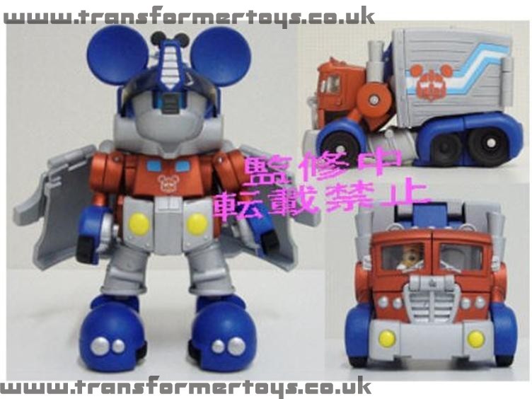 Transformers Disney Label Mickey Mouse